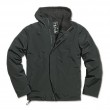 Herren Windbreaker Zipper SCHWARZ 