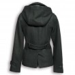 Ladies Pea Coat SCHWARZ