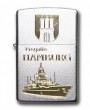 Zippo Fregatte Hamburg F220 m. Landeswappen