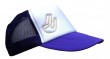 Trucker Cap LILA mit Stick - Shocker Hand Gold