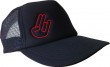Trucker Cap SCHWARZ mit Stick - Shocker Hand Rot