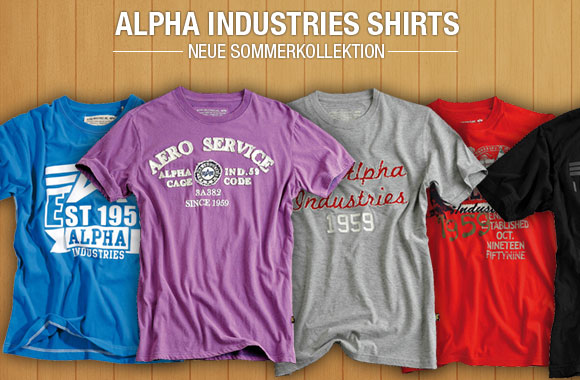Alpha Industries Shirts Sommer 2012